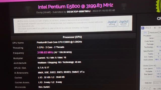 Probando el Procesador Pentium Dual E5800 3.20 Ghz смотреть онлайн