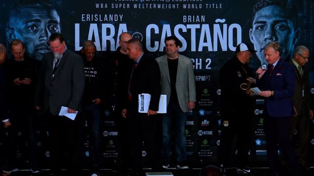 Erislandy Lara vs Brian Castaño OFFICIAL WEIGH-IN смотреть онлайн