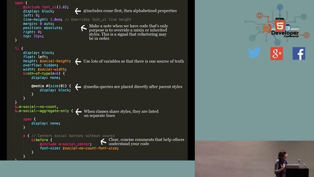 HTML5DevConf: Smith Schwartz, Say Media: Well-Designed Development: Sass for Engineers смотреть онлайн