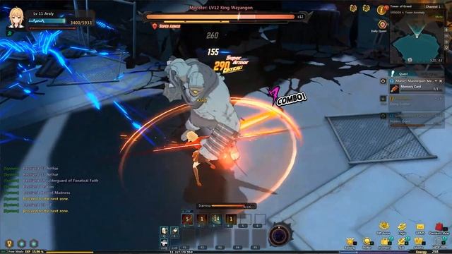 SoulWorker Haru Story #8 - Tower Anomaly Manic Mode смотреть онлайн