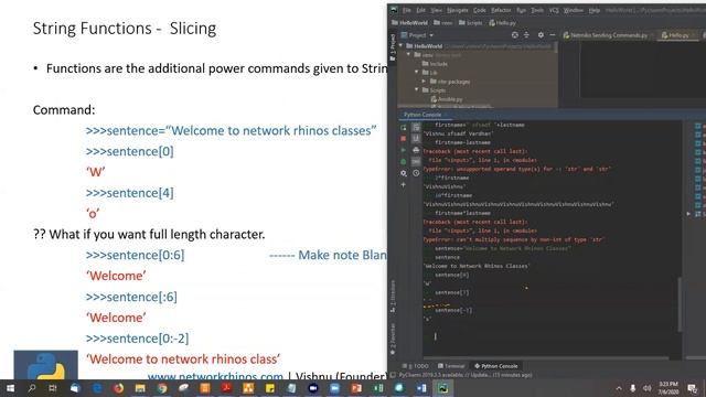 Python 3 for Network Engineers Day 1 Network Rhinos смотреть онлайн