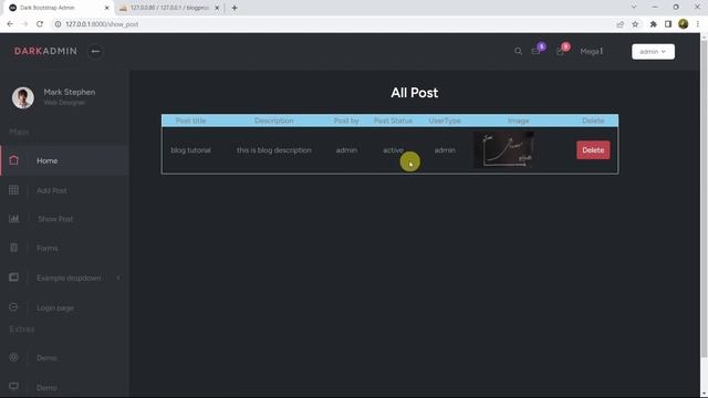 Delete Post Data in Laravel Blog Project | Laravel Blog Project Tutorial for Beginners смотреть онлайн