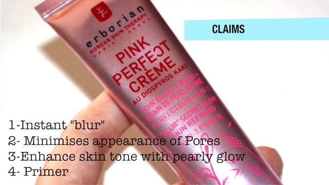 KOREAN MAKEUP PRIMER UNBOXING & REVIEW | ERBORIAN PINK PERFECT CREAM 4 IN 1 PRIMER смотреть онлайн