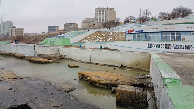 РК Актау. Набережная за спуском между 4 и 5 мкр смотреть онлайн