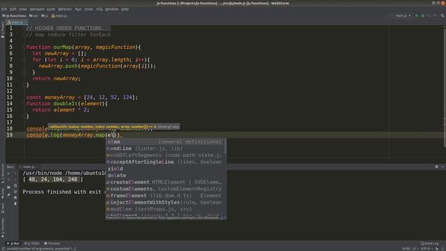Javascript Higher Order Functions смотреть онлайн