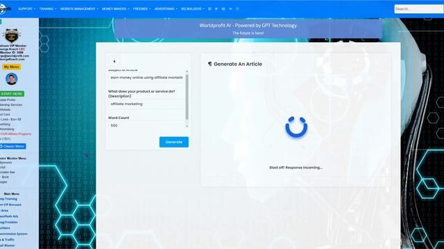 Worldprofit AI Powered By Chat GPT