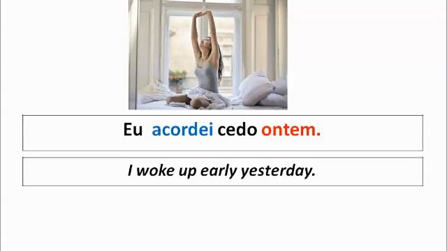 How to conjugate regular verbs in simple past tense in Portuguese смотреть онлайн