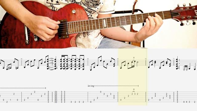 LIFE GOES ON - Poison: FULL guitar cover + TAB смотреть онлайн