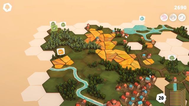 Creating a SPRAWLING EMPIRE in this Gorgeous Kingdom Building Game - Dorfromantik смотреть онлайн