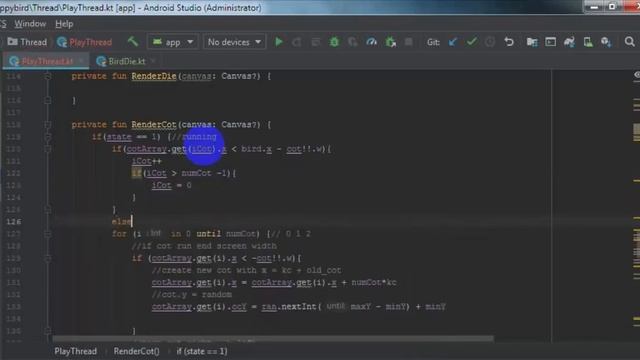 FlappyBird kotlin - 08. Bird --_ die смотреть онлайн