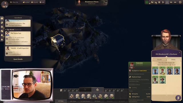 Relaxed Anno 1800 - New game, all DLCs: Tourist Season, Day 2 смотреть онлайн