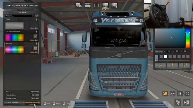 VOLVO FH 540 OCEAN RACE E GRANEL LIBRELATO 2022 - ETS 2 MODS BR смотреть онлайн