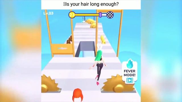 Hair Challenge - game ad by Rollic Games смотреть онлайн