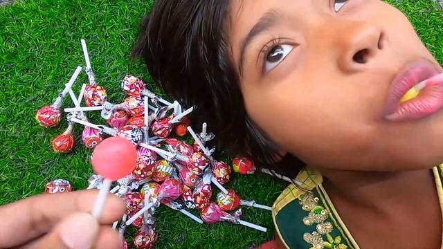 Asmr Lollipop Mixed Candy | Eating Sweets Lollipop with Fun #06 смотреть онлайн