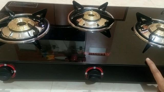 Butterfly Rapid (3 burners) glass manual gas stove. Unboxing Review смотреть онлайн