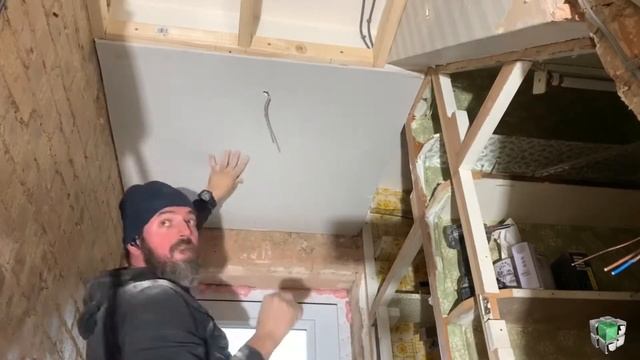 How to do a suspended ceiling, easy steps to do a wood structure, and board it. смотреть онлайн