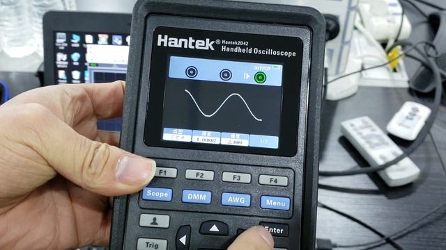 Hantek new handheld oscilloscope hantek 2000 series смотреть онлайн