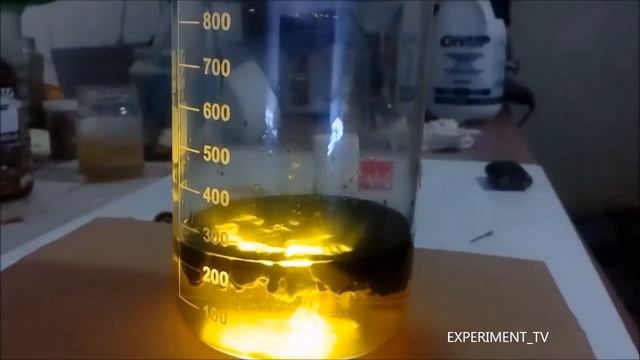 Осаждение золота 999 гидразин-гидратом. Видео от подписчика. смотреть онлайн