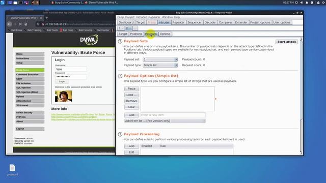 Learn PTS In Arabic #20 - Web Attack (BurpSuite-brute force) part 4 смотреть онлайн