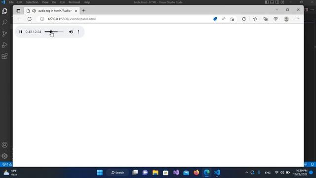 How to Build an Audio Player in HTML5 with Visual Studio Code смотреть онлайн