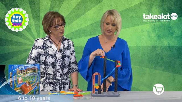 Roller Coaster Challenge Game from Think Fun смотреть онлайн