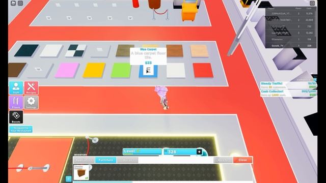 Продолжаю развивать Мой ресторан 1 этаж Роблокс / My Restaurant! Roblox смотреть онлайн
