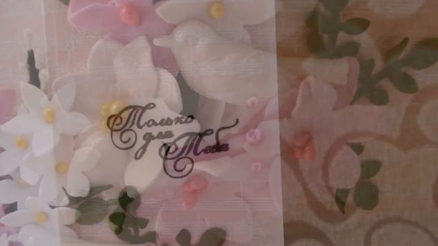 Видео-обзор. Открытка ручной работы №1. Скрапбукинг смотреть онлайн