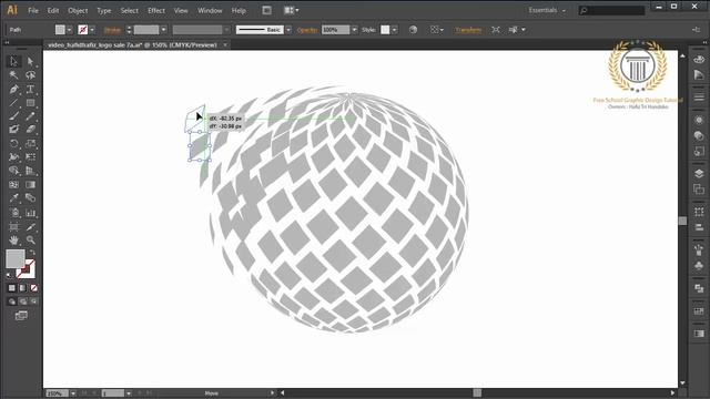 Pixel Logo Design Tutorial Using 3D Revolve Effect in Adobe illustrator CS6 | No CorelDraw X6 | X7 смотреть онлайн