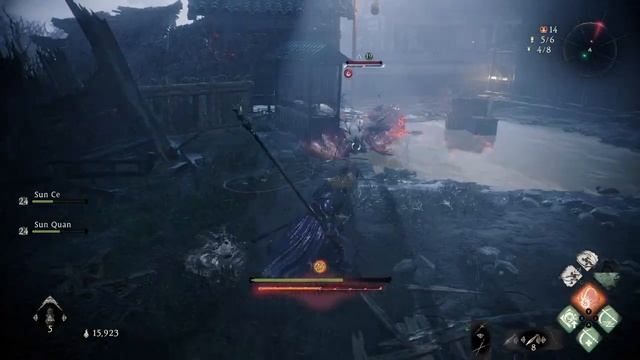 Wo Long: Fallen Dynasty - War's Flames Blaze Fiercely: Reach The Battle Flag & Marker Across River смотреть онлайн