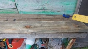 Лавочка из профильной трубы и досок своими руками.