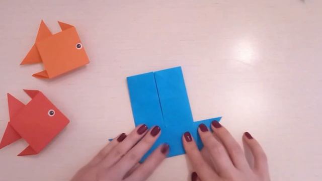 Fish Origami Tutorial! Simple and fast! Как сделать Оригами Рыбку быстро и просто! ??? смотреть онлайн