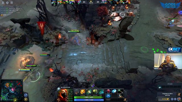 ПАПИЧ ПОДРУБИЛ ГИМН! WINDRANGER 7,20 DOTA 2 / GODS OF TWITCH смотреть онлайн