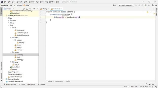 Игра на Pixi JS — #05 Камера (v.1) Движение за объектом смотреть онлайн