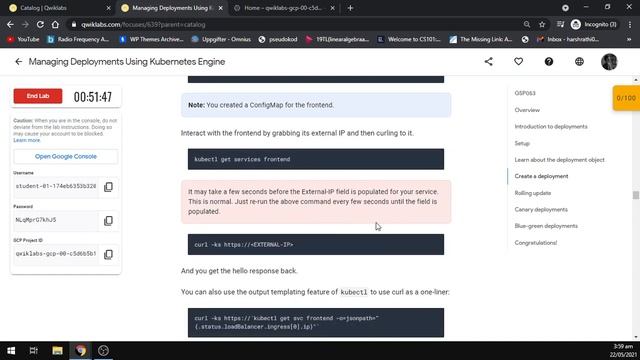 Managing Deployments Using Kubernetes Engine|SetUp and Configure a Cloud Environment in GoogleCloud смотреть онлайн