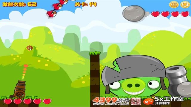 Angry Birds Collection Hacked 2 - CANNON SHOOT HUGE BAD PIGS! смотреть онлайн