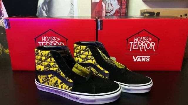 #VANS House of Terror (Nightmare on Elm Street, The Shining) unboxing смотреть онлайн