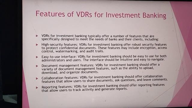 What Is a Virtual Data Room for Investment Banking смотреть онлайн