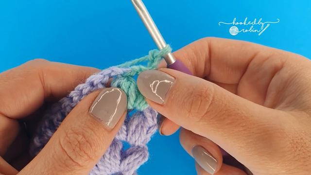 Crochet Puff Border Shawl | EASY ONE ROW REPEAT смотреть онлайн