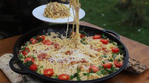 Блюдо номер 1 в мире спагетти. Паста карбонара