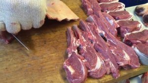 Каре ягненка разделка