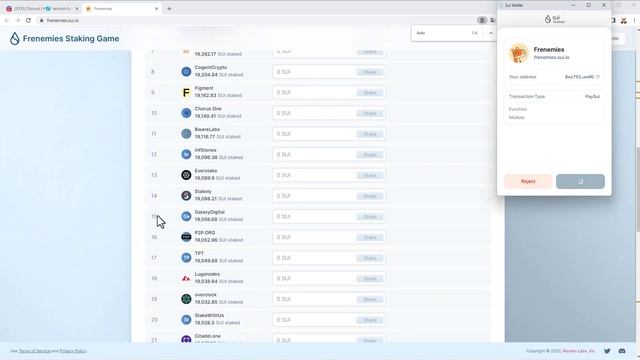 ⚠️ SUI TESTNET WAVE 2 - AIRDROP ЗА ИГРУ FRENEMIES STAKING GAME смотреть онлайн