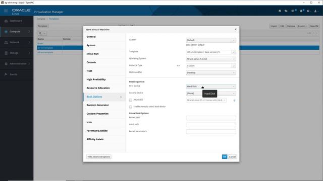 Creating a Virtual Machine from a Template in Oracle Linux Virtualization Manager смотреть онлайн