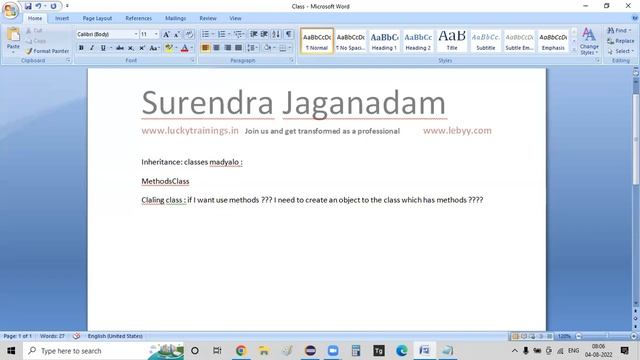 Introduction to Inheritance || Java Tutorial for Beginners in Telugu смотреть онлайн
