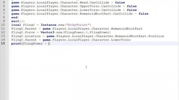How to make a FE Fling Script [R6] Roblox