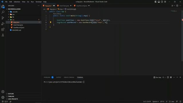 "record" Kullanımı | Java смотреть онлайн