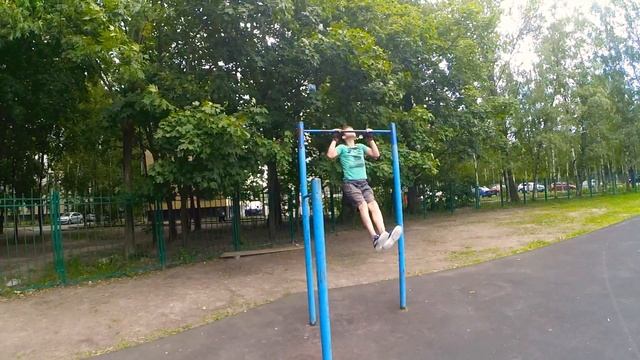 Мои подтягивания в 13 лет! смотреть онлайн