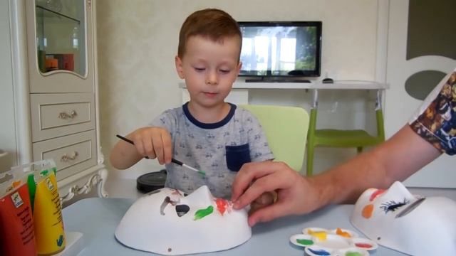 Челлендж раскрась маску / Нарисуй лицо маске / Творчество Клима смотреть онлайн