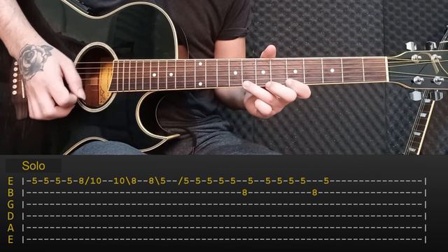 Peach Tinted - Not Alone | Solo Tabs | Guitar Lesson/Tutorial | Acoustic Solo: 4 смотреть онлайн