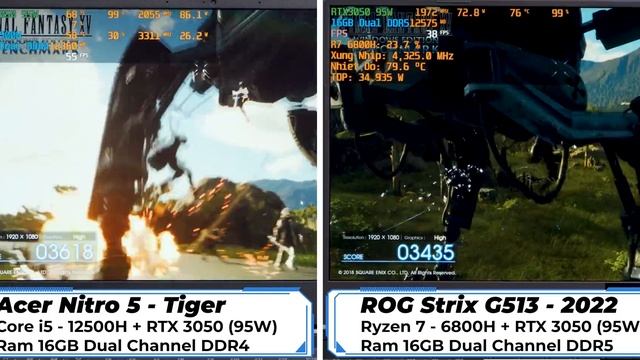 Acer Nitro 5 - Tiger vs Asus ROG Strix G513 (2022) Ram DDR5 có gì Mạnh ? So sánh chi tiết Hiệu năn смотреть онлайн