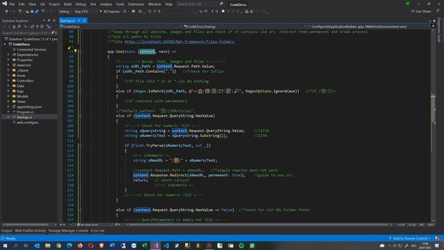 ✅ Redirect Rewrite URL in ASP Core .Net5 in Startup.cs with Code смотреть онлайн